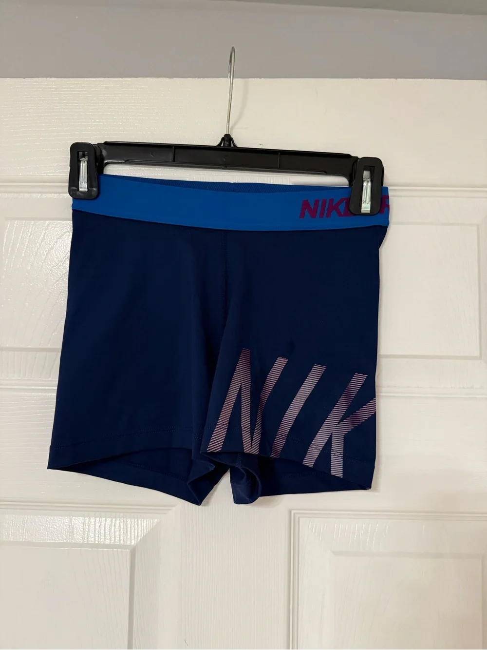 Nike Pro woman’s size S Athletic Shorts in Black, Pink, Blue Bundle of 5